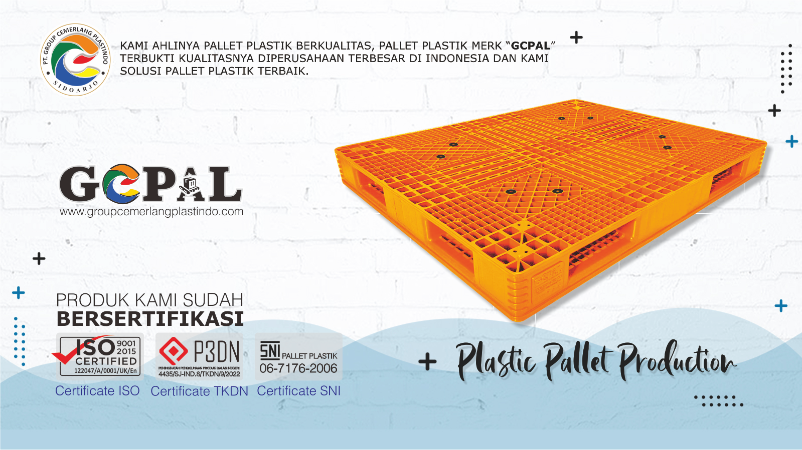 PT Group Cemerlang Plastindo Komitmen Dalam Produksi Pallet Plastik